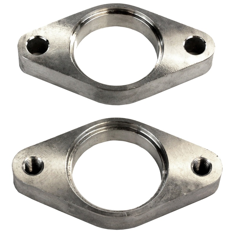 Exoracing 2 X 38mm Wastegate Stainless Steel Flanges Weld On