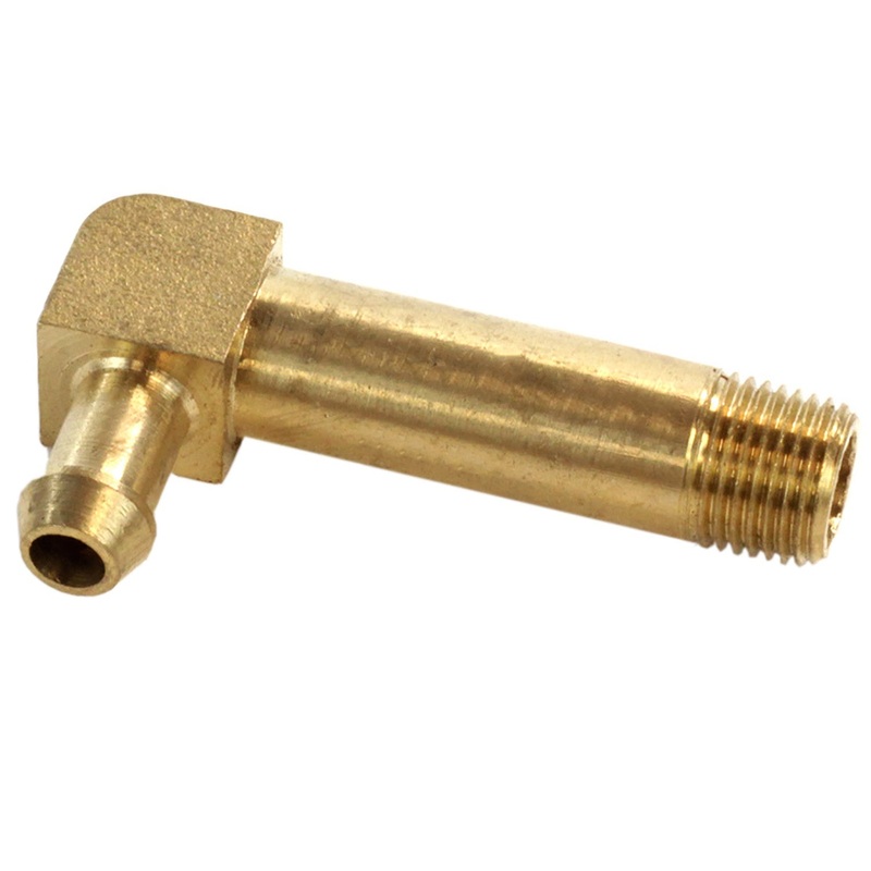 Exoracing 90 Degree Turbo Compressor Nipple Long 1/8 npt