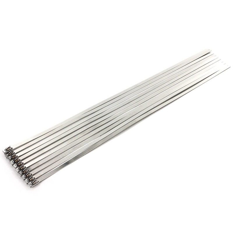 Exoracing Stainless Steel Cable Ties, Pack of 10 – 4.6mm X 300mm