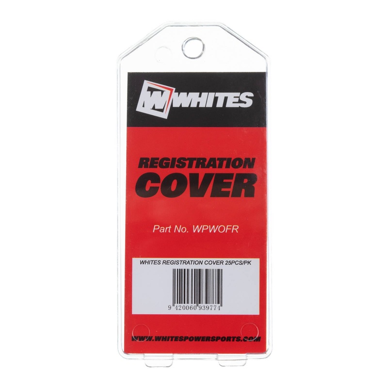 Whites Registration Cover – Single Piece / One Only