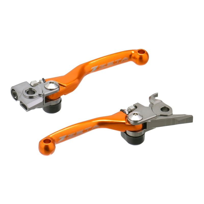 Zeta Pivot Lever Set FP Brembo / KTM Husqvarna – Orange