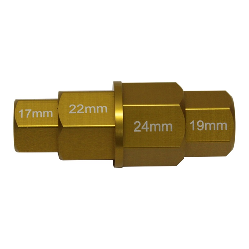 WHITES 4 IN 1 HEX AXLE TOOL ALU GOLD – 17/19/22/24mm