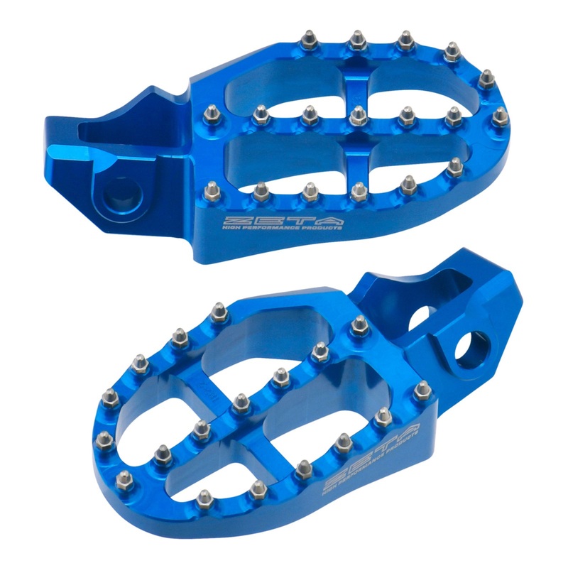 Zeta Aluminium Footpegs Husqvarna MX/ED SX ’16- H-Blue