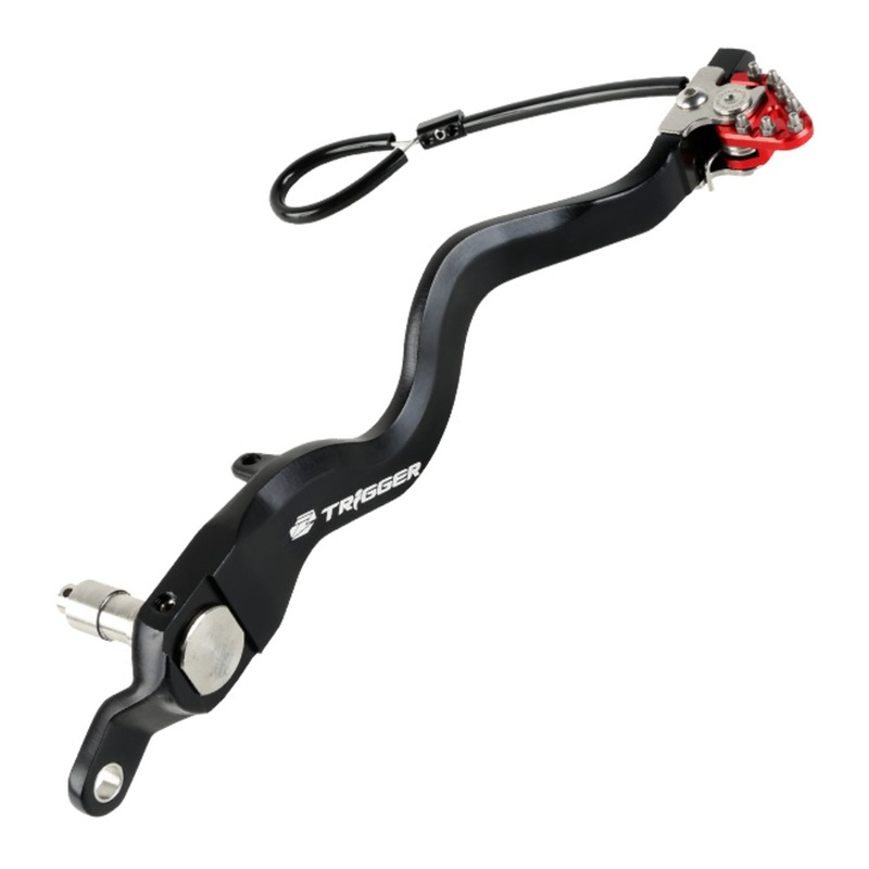 Zeta Tri Brake Pedal KLX250 – Red