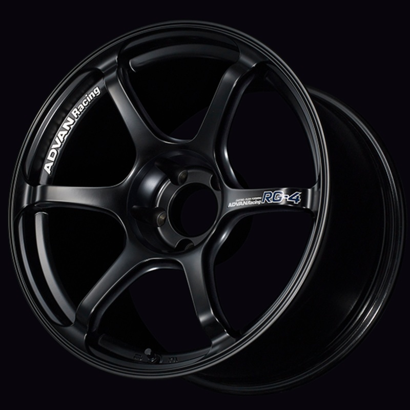 Advan RG-4 Alloy Wheel – 17×7.5 ET45 5×100 Semi Gloss Black