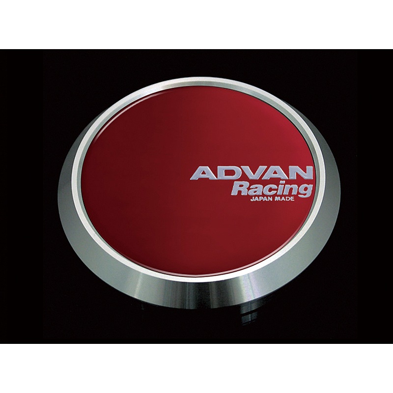 Advan Alloy Wheel Centre Cap, 73, Flat Type for 114.3 / 120 PCD – Candy Red