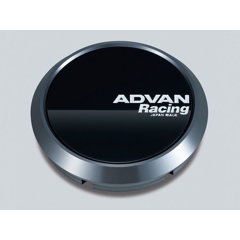 Advan Alloy Wheel Centre Cap, 73, Flat Type for 114.3 / 120 PCD – Gloss Black
