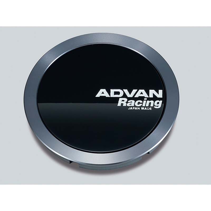 Advan Alloy Wheel Centre Cap, 73, Full Flat Type for 114.3 / 120 PCD – Gloss Black
