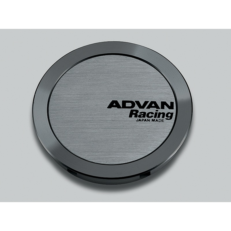 Advan Alloy Wheel Centre Cap, 73, Full Flat Type for 114.3 / 120 PCD – Hyper Black