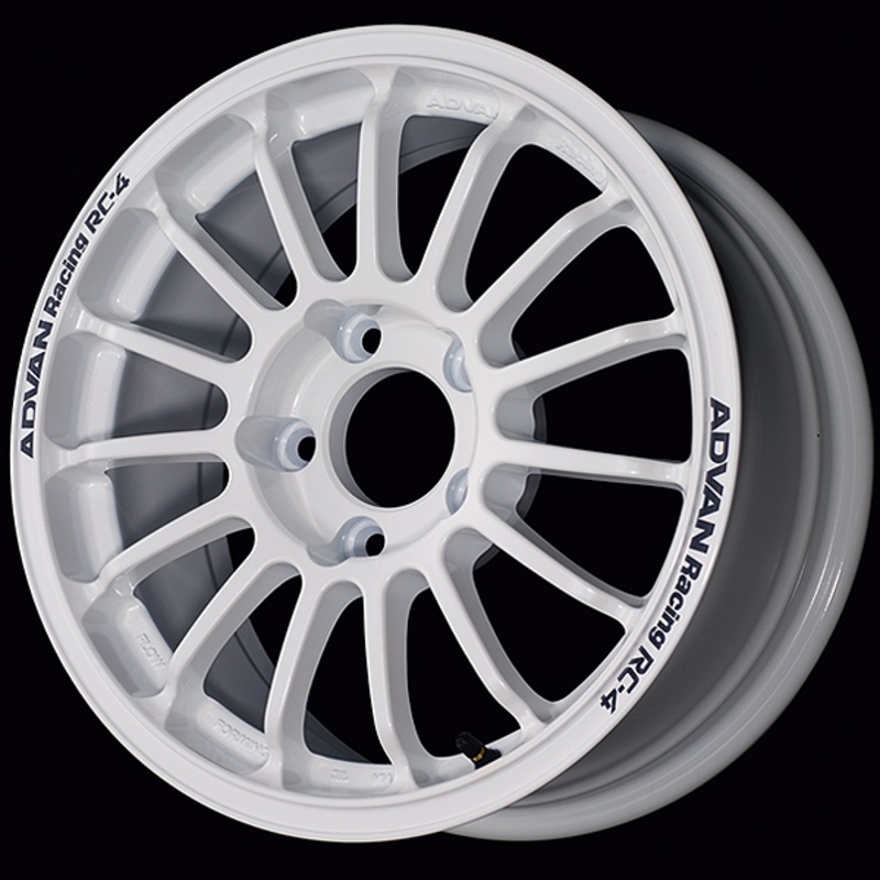 Advan RC-4 Gravel Alloy Wheel – 15×6 ET40 4×100 Rally White