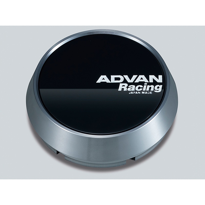 Advan Alloy Wheel Centre Cap, 73, Middle Type for 114.3 / 120 PCD – Gloss Black