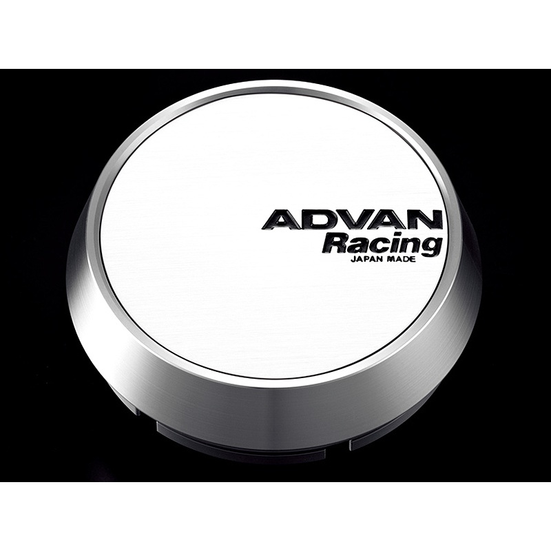 Advan Alloy Wheel Centre Cap, 73, Middle Type for 114.3 / 120 PCD – White