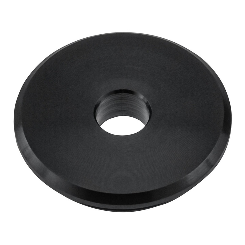 Zeta Aluminium Throttle Tube Replacement End Plug with O-Ring – Black