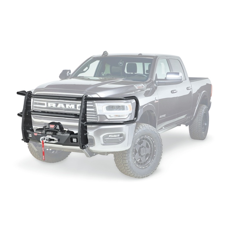 TRANS4MER GRILLE GUARD KIT  RAM HEAVY DUTY FULL GUARD