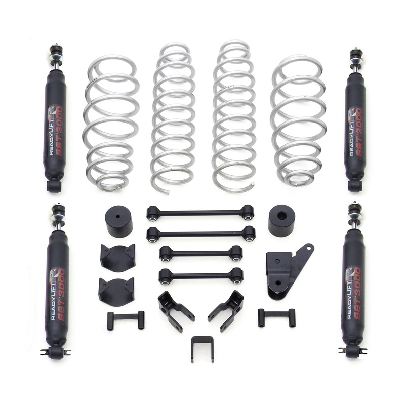 ReadyLIFT 2007-17 JEEP JK 4 SST Coil Spring Lift Kit with SST3000 Shocks
