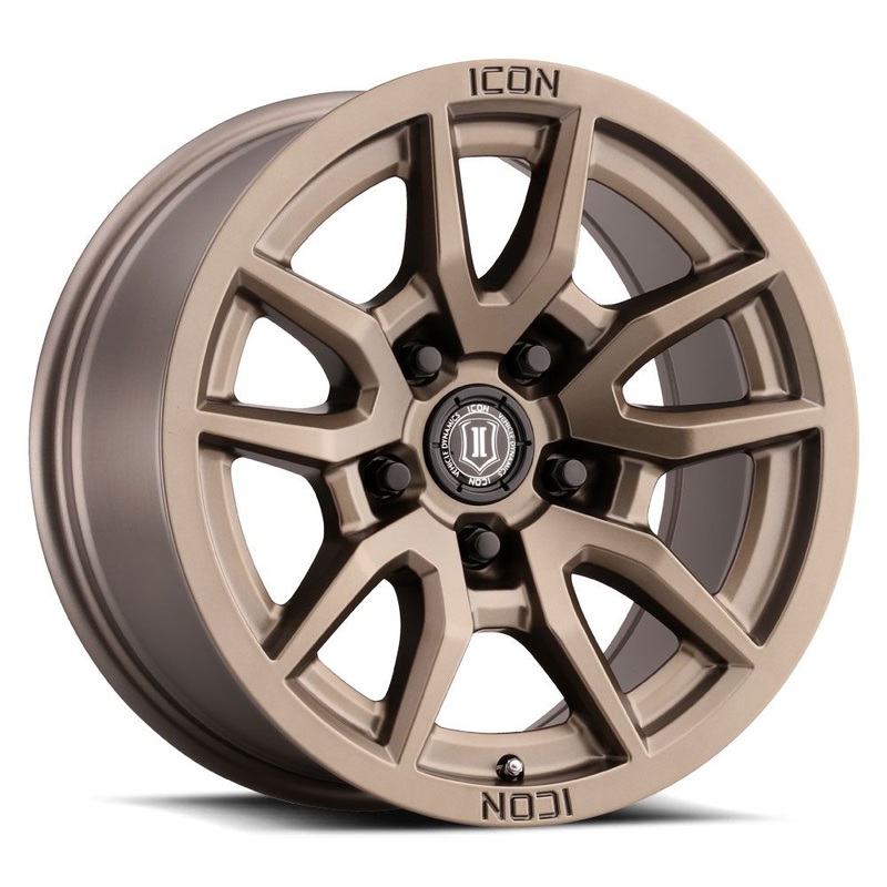 ICON ALLOYS VECTOR 5 BRONZE -17 x 8.5 / 5 x 5 / -6MM / 4.5 BS