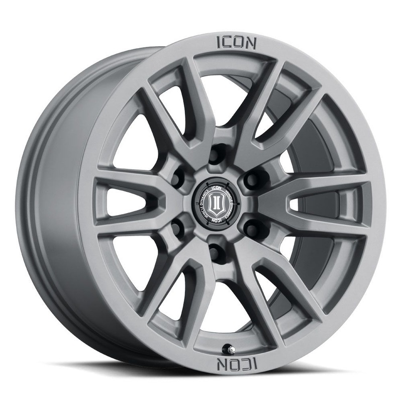ICON ALLOYS VECTOR 6 TITANIUM  17 X 8.5 / 6 X 5.5 / 0 MM / 4.75 BS