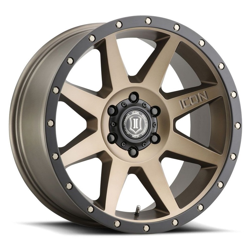 ICON Alloys Rebound, Bronze, 20 x 9 / 6 x 5.5, 16mm Offset, 5.625 BS