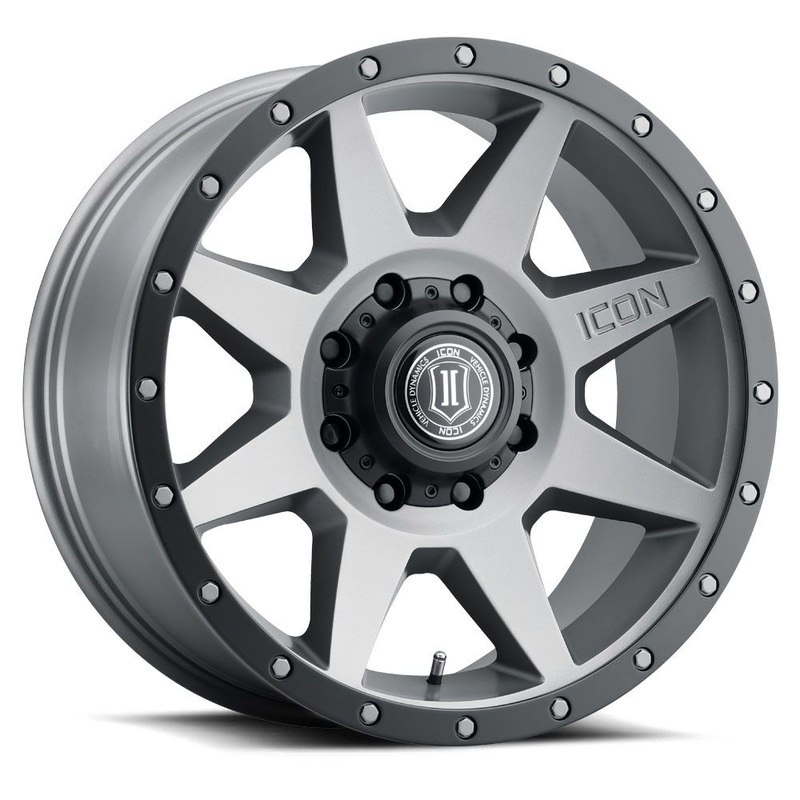 ICON ALLOYS REBOUND TITANIUM  20 X 9 / 8 x 6.5 / 12MM / 5.5 BS