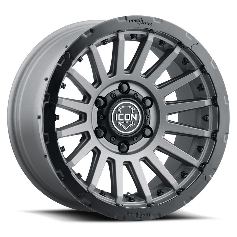 ICON Alloys Recon Pro, Charcoal, 17 x 8.5 / 5 x 150, 25mm Offset, 5.75 BS