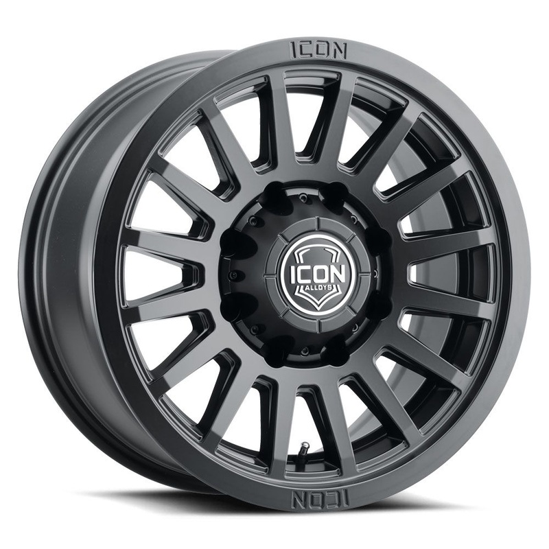 ICON Alloys Recon SLX, Satin Black, 18 x 9 / 8 x 180, 12mm Offset, 5.5 BS