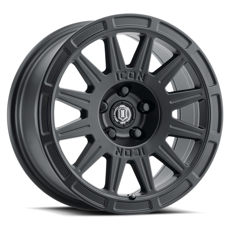 ICON ALLOYS RICOCHET SAT BLK  15 X 7 / 5 X 100 / 15MM / 4.6 BS