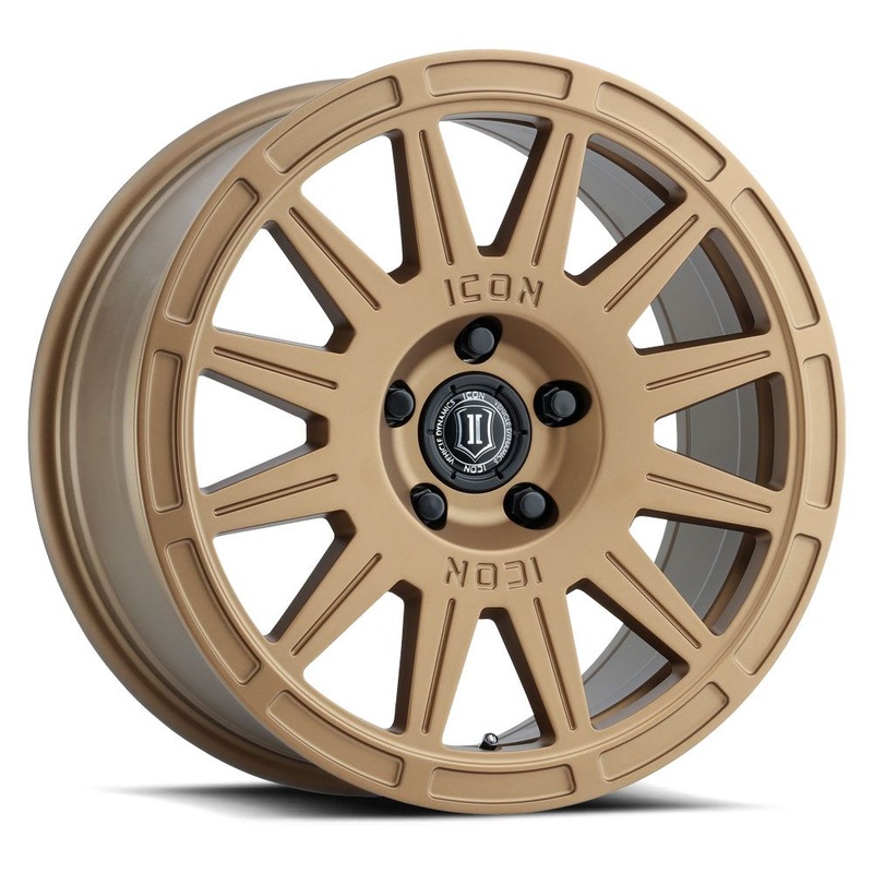 ICON ALLOYS RICOCHET SAT GOLD  17 X 8 / 5 X 100 / 38 MM / 6 BS