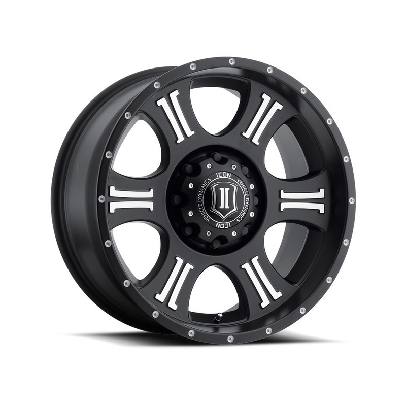 ICON ALLOYS SHIELD SAT BLK MACH  20 X 9 / 5 X 150 / 16MM / 5.625 BS