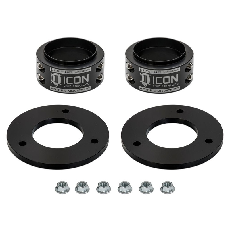 ICON Alloys 21-23 Ford Raptor .5-2.5 Lift Adjustment Collar Front Leveling Kit