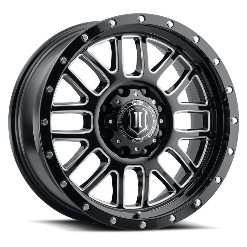 ICON ALLOYS ALPHA GLS BLK MILL WIN  20 x 9 / 8 x 170 / 0MM / 5 BS