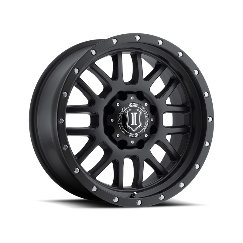 ICON ALLOYS ALPHA SAT BLK  20 X 9 / 8 X 6.5 / 19MM / 5.75 BS