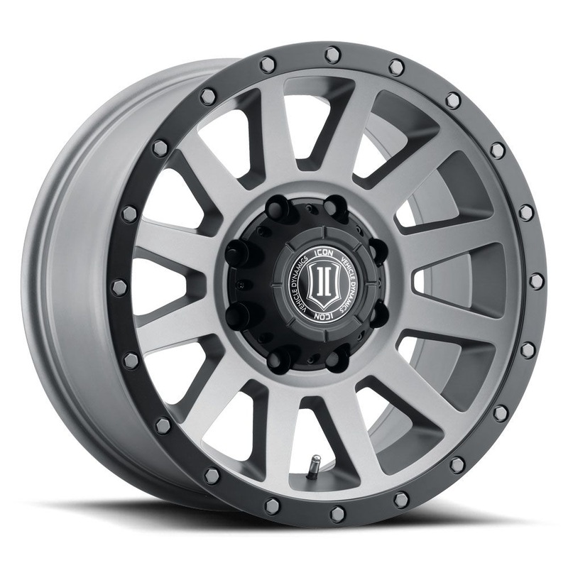 ICON ALLOYS COMPRESSION HD TITANIUM  18 X 9 / 8 X 6.5 / 12 MM / 5.5 BS