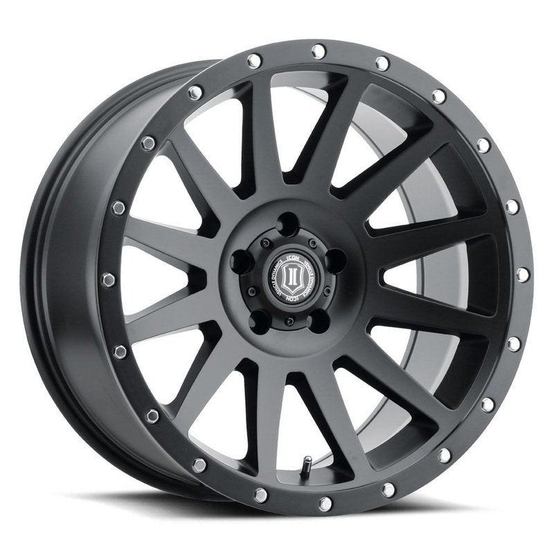 ICON ALLOYS COMPRESSION SAT BLK  20 X 10 / 6 x 5.5 / -19MM / 4.75BS