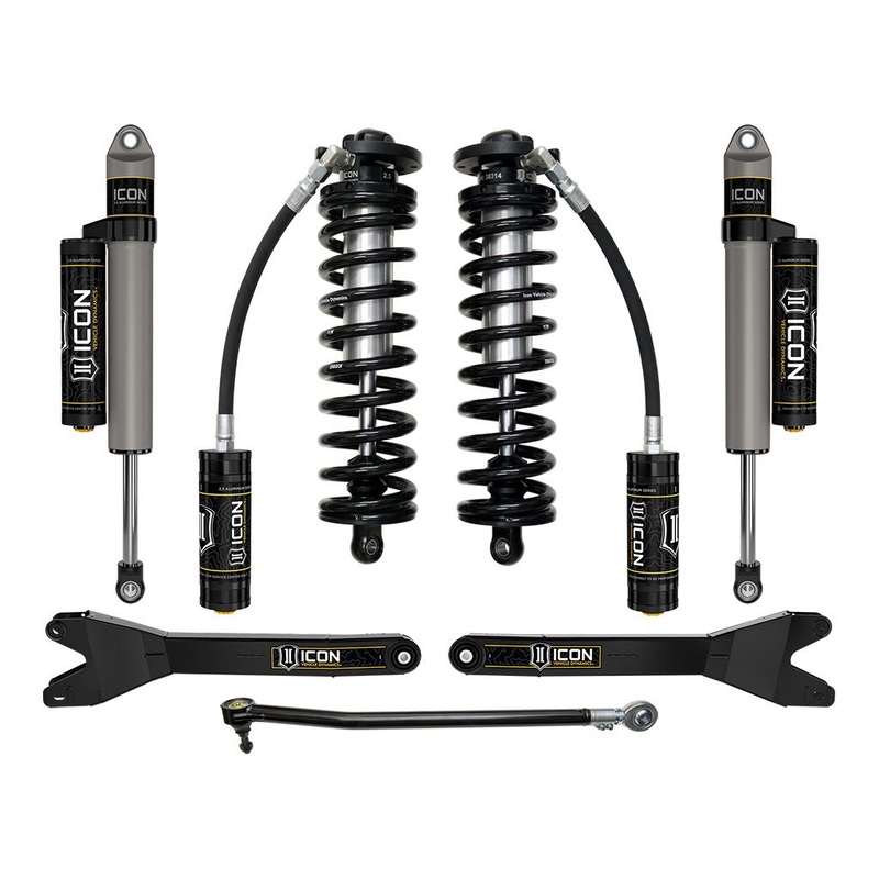 ICON 2023-2024 Ford F-250/F-350 Super Duty 4WD, 2.5-3 Lift, Stage 3 Coilover Conversion System w/ Radius Arms