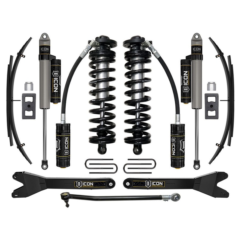ICON 2023-2024 Ford F-250/F-350 Super Duty 4WD, 2.5-3 Lift, Stage 3 Coilover Conversion System w/ Radius Arms & Expansion Packs