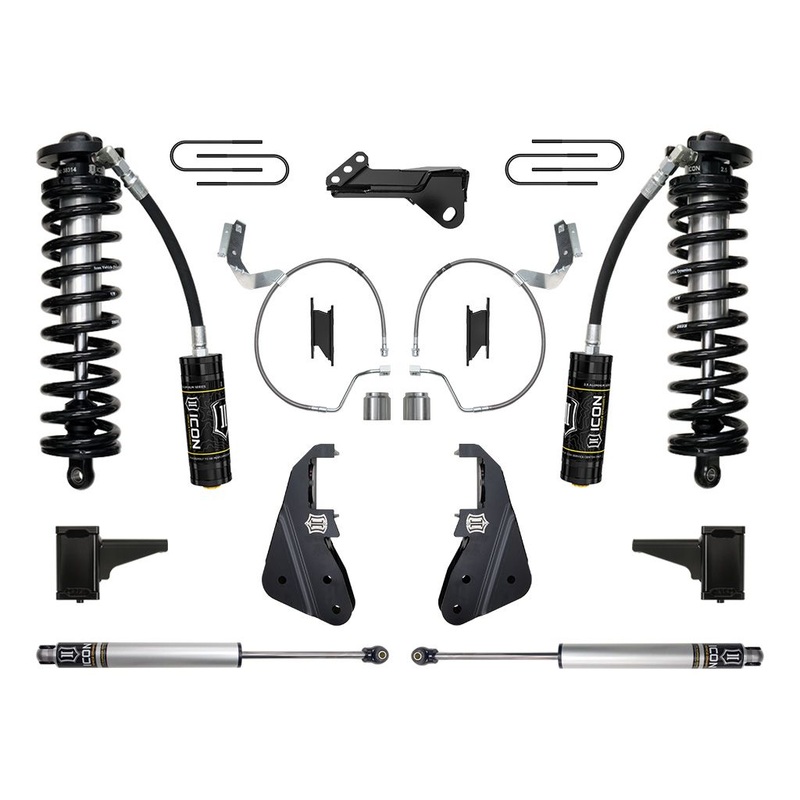ICON 2023-2024 Ford F-250/F-350 Super Duty 4WD, 4-5.5 Lift, Stage 1 Coilover Conversion System