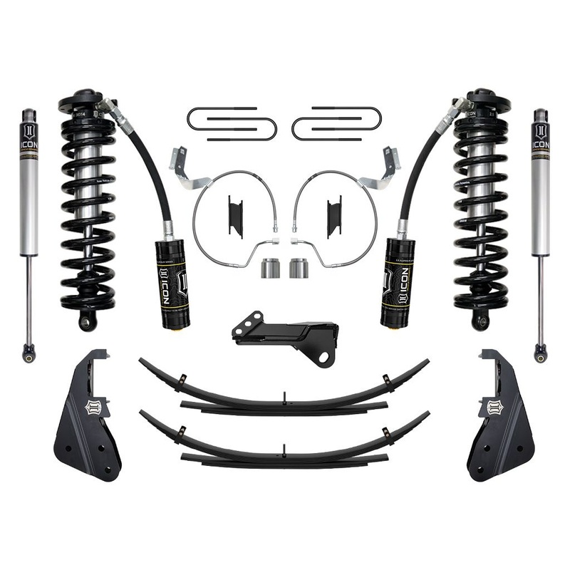 ICON 2023-2024 Ford F-250/F-350 Super Duty 4WD, 4-5.5 Lift, Stage 1 Coilover Conversion System w/ Expansion Packs