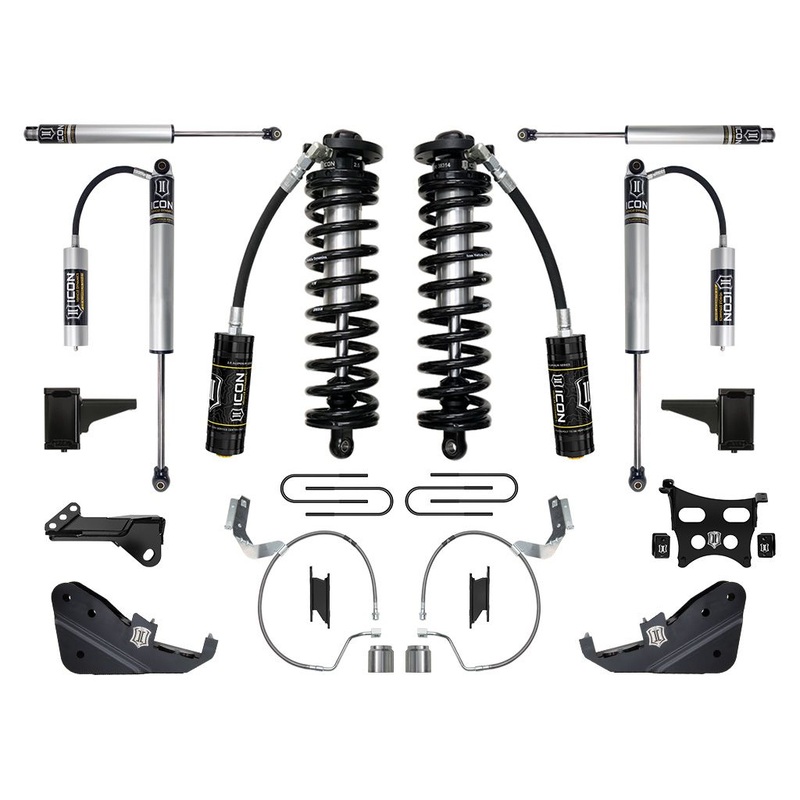 ICON 2023-2024 Ford F-250/F-350 Super Duty 4WD, 4-5.5 Lift, Stage 2 Coilover Conversion System