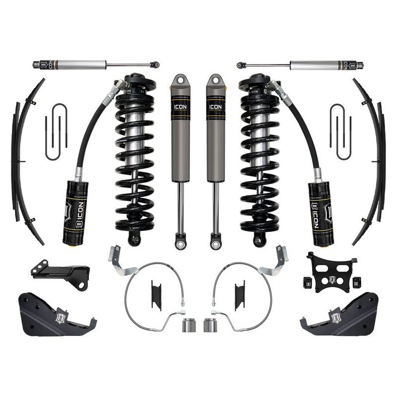 ICON 2023-2024 Ford F-250/F-350 Super Duty 4WD, 4-5.5 Lift, Stage 3 Coilover Conversion System w/ Expansion Packs