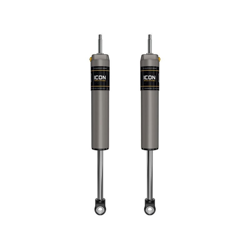 ICON 2023-2024 Ford F-250/F-350 Super Duty 4WD, 4.5 Lift, Front, V.S. 2.5 Aluminum Series Shocks, Internal Reservoir, Pair