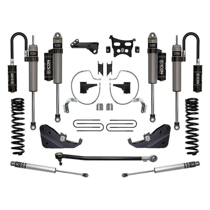 ICON 2023-2024 Ford F-250/F-350 Super Duty 4WD Gas, 4.5 Lift, Stage 4 Suspension System