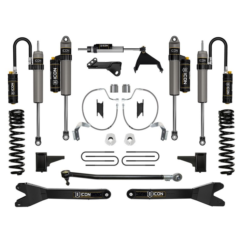ICON 2023-2024 Ford F-250/F-350 Super Duty 4WD Gas, 4.5 Lift, Stage 5 Suspension System w/ Radius Arms