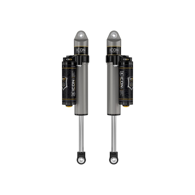 ICON 2023-2024 GMC Canyon/Chevrolet Colorado, 0-1 Lift, Rear 2.5 VS Piggyback Reservoir w/ CDEV Shocks, Pair