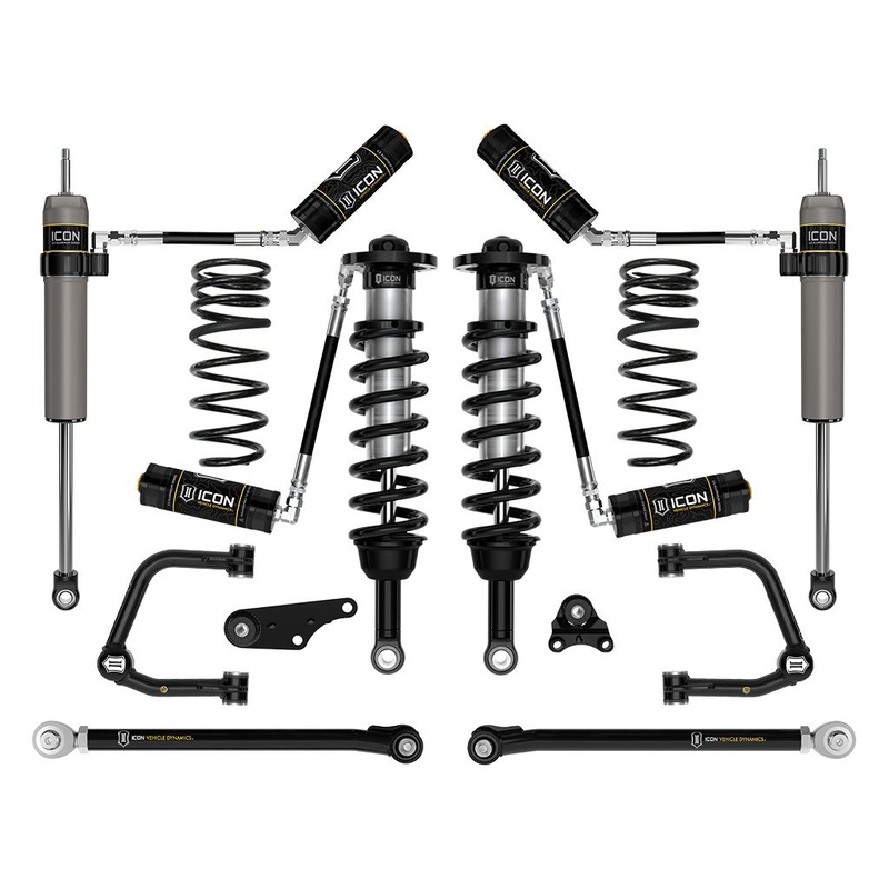 ICON 2024 Toyota Tacoma 1.25-3 Lift, Stage 7 Suspension System, Tubular UCA w/ Triple Rate Rear Springs