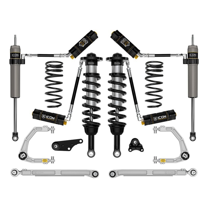 ICON 2024 Toyota Tacoma 1.25-3 Lift, Stage 8 Suspension System, Billet UCA w/ Triple Rate Rear Springs