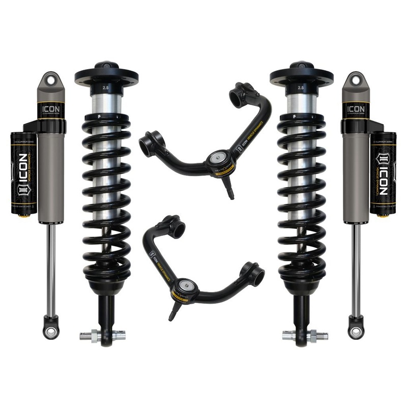 ICON 21-23 Ford F150 4WD, 0-2.75 Lift, Stage 3 Suspension System, Tubular UCA