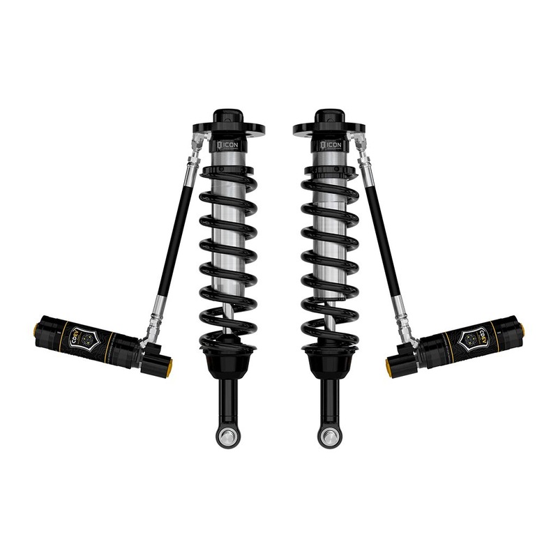 ICON 2021-2023 Ford F-150 4WD/Tremor, 3.5-4.5/2.5-3 Lift, Front 2.5 VS Remote Reservoir with CDEV Coilovers, Pair