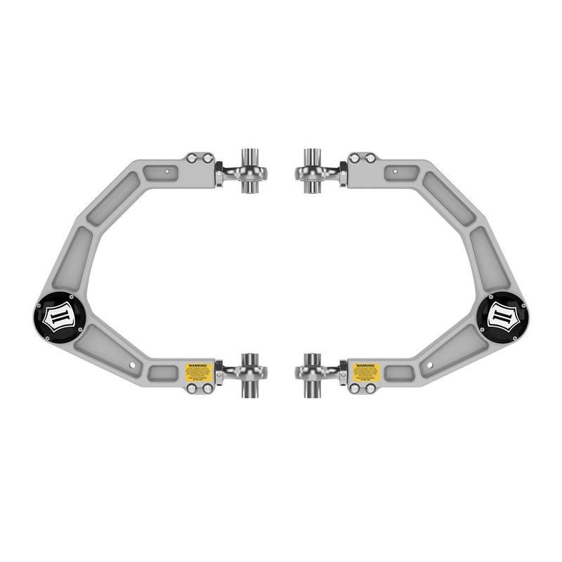 ICON 2021-2023 Ford F-150 Raptor Billet Upper Control Arm w/ Delta Joint Pro Kit