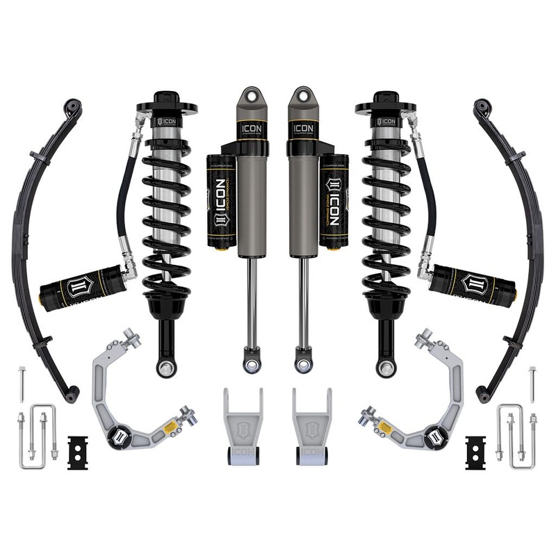 ICON 2021-2023 Ford F-150 Tremor, 2.5-3 Lift, Stage 3 Suspension System, Billet UCA w/ Leaf Packs