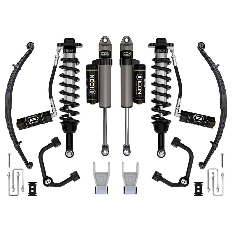 ICON 2021-2023 Ford F-150 Tremor, 2.5-3 Lift, Stage 3 Suspension System, Tubular UCA w/ Leaf Packs